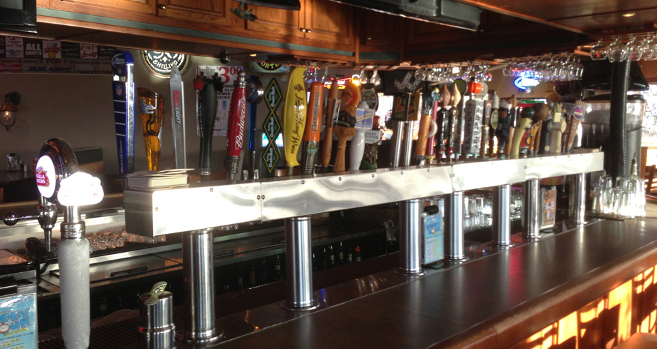We have a large selection of Craft Beer and mixed drinks.